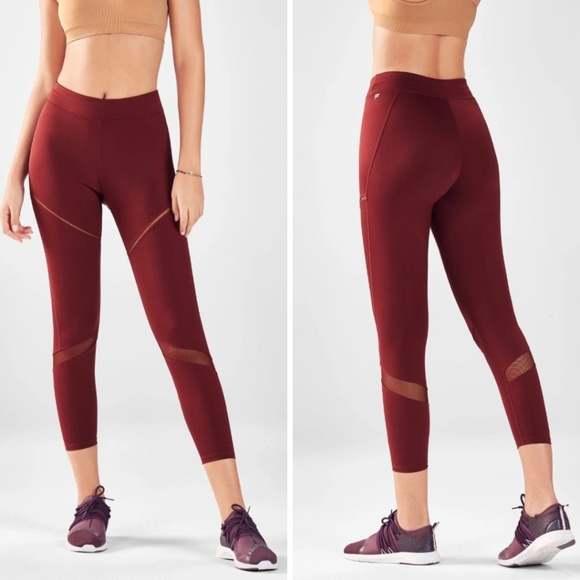 Fabletics Pants - Fabletics High-Waisted Satement 7/8 Leggings